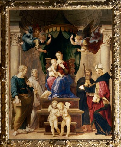 Madonna del Baldacchino - Raffaello Sanzio Raphael